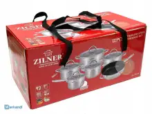 Ensemble de casseroles et de poêles 12pcs Induction Gas SKU: 200 (stock en Pologne)