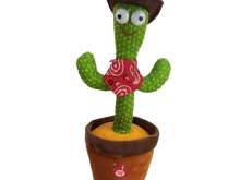 TOY CACTUS DANCING AND SINGING TOYS SKU:160 (stock in Poland)