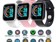 Smartwatch D20S - širdies ritmo monitorius, žingsniamatis ir kalorijų skaitiklis - išmanusis laikrodis, skirtas IOS ir Android