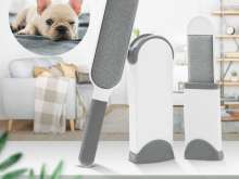 Pet hair self cleaning double brush for clothes or furniture s:230-B (STOCK IN POLAND)