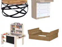 8 palettes de meubles pour la maison, le jardin et le bureau : Mobilier d'extérieur, mobilier pour enfants et décoration intérieure