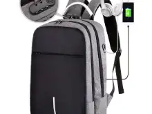Anti-theft backpack for laptop, for tablet with combination lock uniwe