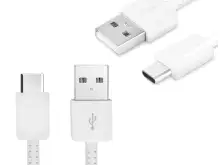 Oriģināls Samsung USB-C Type C EP-DG970BWE kabelis 1m baltā krāsā