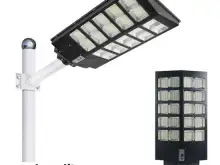 Alumbrado Público de 500W - Lámpara de Exterior con Panel Solar LED - AMR-006