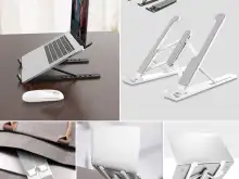 Wir stellen den faltbaren Laptopständer LappyBase vor: Verbessern Sie die Ergonomie Ihres Arbeitsplatzes! (Nur Schwarz)