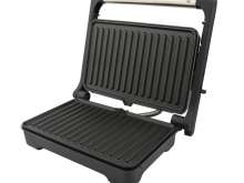 Grill Pan Rosberg R51442I, 1500W, 180° aukko, tarttumaton, tippakaukalo, ruostumaton teräs/musta