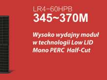 Panel Modülü LONGI LR4-60HPB 9BB Yarım Kesim MONO 355W Tam Siyah