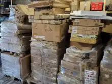 10 paller havemøbler Lidl returnerer ukontrolleret ny original emballage