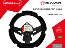 Suvoo JD002 Car Steering Wheel Cover - Comfort and Style (Available in Black and Red)