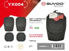 Suvoo YX004 Universal Floor Mat Set - Ανθεκτικό και εύκολο στην εγκατάσταση