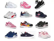 Kids Shoes Lot - Adidas / Puma / Kappa / NB / ... 255 pairs