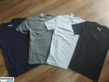 Puma T-shirt 4 renk siyah, gri, beyaz, mavi Erkek giyim