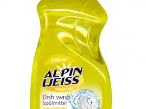 Pralno sredstvo ALPINWEISS Limona za pomivanje posode, apno 500ml