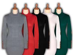 Ženske obleke velikosti S/M, L / XL. Različne barve ref. 1269