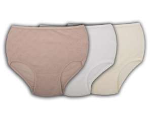Cotton Panties Ref. 1008 White or assorted colors.