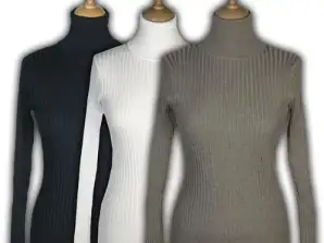 Ženski puloverji ref. 1606 velikosti m/l, l / xl. Izbrane barve.