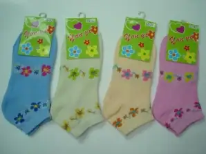 Γυναικείες κάλτσες στον αστράγαλο Ref. 3159 Προσαρμόσιμο. Ποικιλία χρωμάτων και σχεδίων.