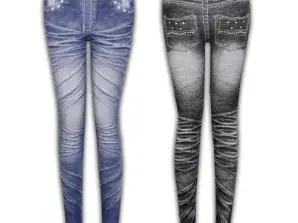Jeans Leggings Ref. 356 Colors Blue & Black Sizes s/m, l/xl.