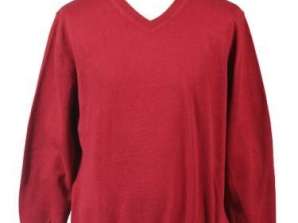 Men's V-neck Sweaters Mod. 1042 assorted colors.