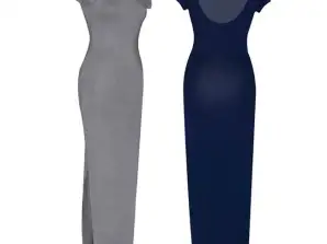 Elegantní dámské šaty v šedé nebo kaštanové barvě Ref. 2232 Různé barvy