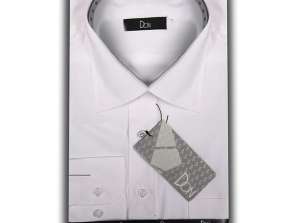 Set di Camicie Bianche da Uomo Ref. 1110 Ci sono Camicie a Maniche Lunghe e A Maniche Corte.