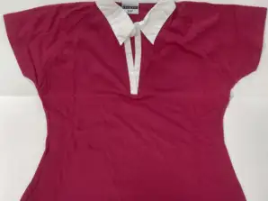 Jerzees markasından çeşitli renk ve bedenlerde mevcut olan kadın pamuklu polo gömlek seti