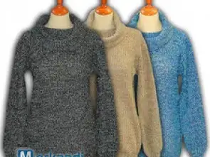 Idealno za trgovine. Ženski pulover ref 2611 različne barve. Velikosti M/L - L/XL.