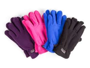 Women's Fleece Gloves Ref. 1046 Adaptable. Assorted colors.