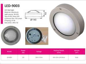 LED-valo LED-9003