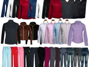 Lotes de Vestuário Variados Ref. 1066 - sweatshirts, camisas, leggings, calças e muito mais