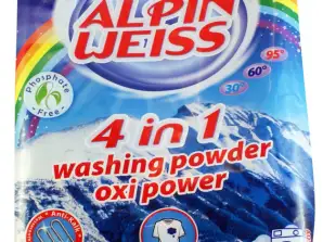 Biały detergent alpejski, proszek do prania, Alpinweiss OXI POWER