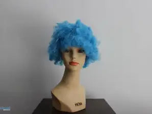 Afro Perücke - himmelblau