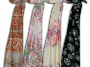Scarves Ref. 2660 Assorted Drawings and Colors.