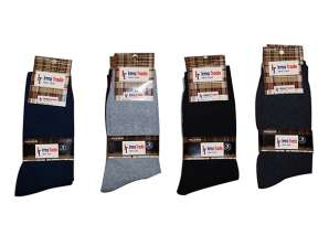 Vanlige sokker for menn ref. 421 størrelser 40 til 46. Tilpasningsdyktige. Assorterte farger.