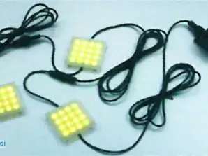 Nagy hatékonyságú LED szekrénylámpa LED-L02A3 | 16 TOP LED, 1,5 W teljesítmény, hideg fehér fény