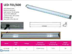 Stock de lampes LED-T01/600