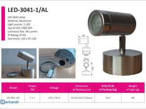 Настенный светодиодный светильник LED-3041-1AL