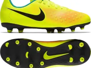 Nike Magista Ola II FG Желтая / Черная / Оранжевая Юниорская футбольная обувь