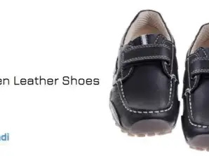 Sapatos de couro para crianças - Novo com pacote original e preço