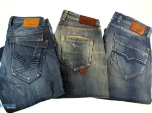 Pepe, Tommy, Guess, Replay Men - lot de jeans