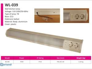WL-039 T-8 Wall Lamp with socket