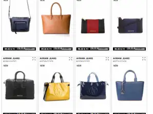 Bolsos de mujer Armani Jeans 2017 - Colección de más de 30 modelos en liquidación
