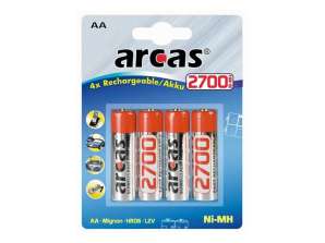 Batterij Arcas Mignon AA 2700mAh (4 stuks)