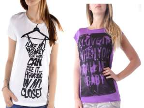 STOCK T-shirt en TOP SEXY VROUW S / S