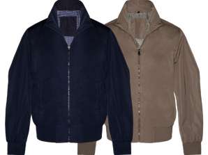 Чоловічі куртки 1070 Розміри: M, L, XL, XXL, XXXL. Кольори: темно-синій, бежевий.