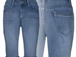 Jeans Capri Femme Réf. 6793 - Tailles S, M, L, XL, XXL, XXXL