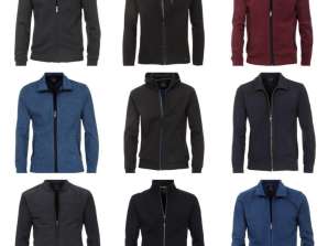 Men's Brands Cardigans Zipper Sweatjackets Mix Textiles
