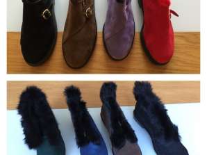 Amplia colección de calzado para damas y niños: stock de 660 piezas con opciones de cuero e imitación
