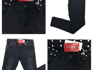 „Guess Jeans Beverly Black“ moteriškų firminių kelnių firminių džinsų mišinys