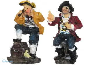 Beeldjes piraten piraten ornamenten decoraties sculpturen